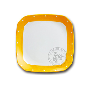 [돌산KDS] 오렌지 골든팔각접시 11인치 (DS-5685)