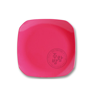 [돌산KDS] 핑크 골든팔각접시 (11인치) DS-5685