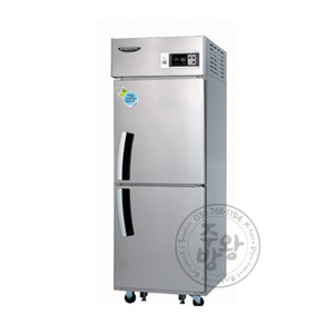 [라셀르] 25박스 올냉동, 고급형 간냉식 LS-525F (냉동2칸)