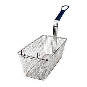 [SD] Zeus 013282 Fring basket S/S with blue handle 제우스 튀김 바스켓-사각 파랑 / 주방잡화 / 바스켓