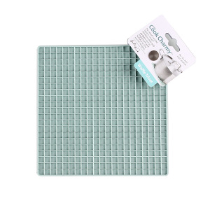 [SD] Anzo Silicone Mat - square SB0591CC 안조 실리콘 벌집냄비받침-사각-대 17.8cm / 주방잡화 / 냄비받침